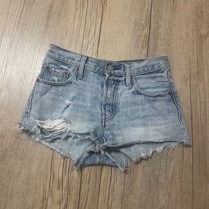 Womens Levis Jean Shorts